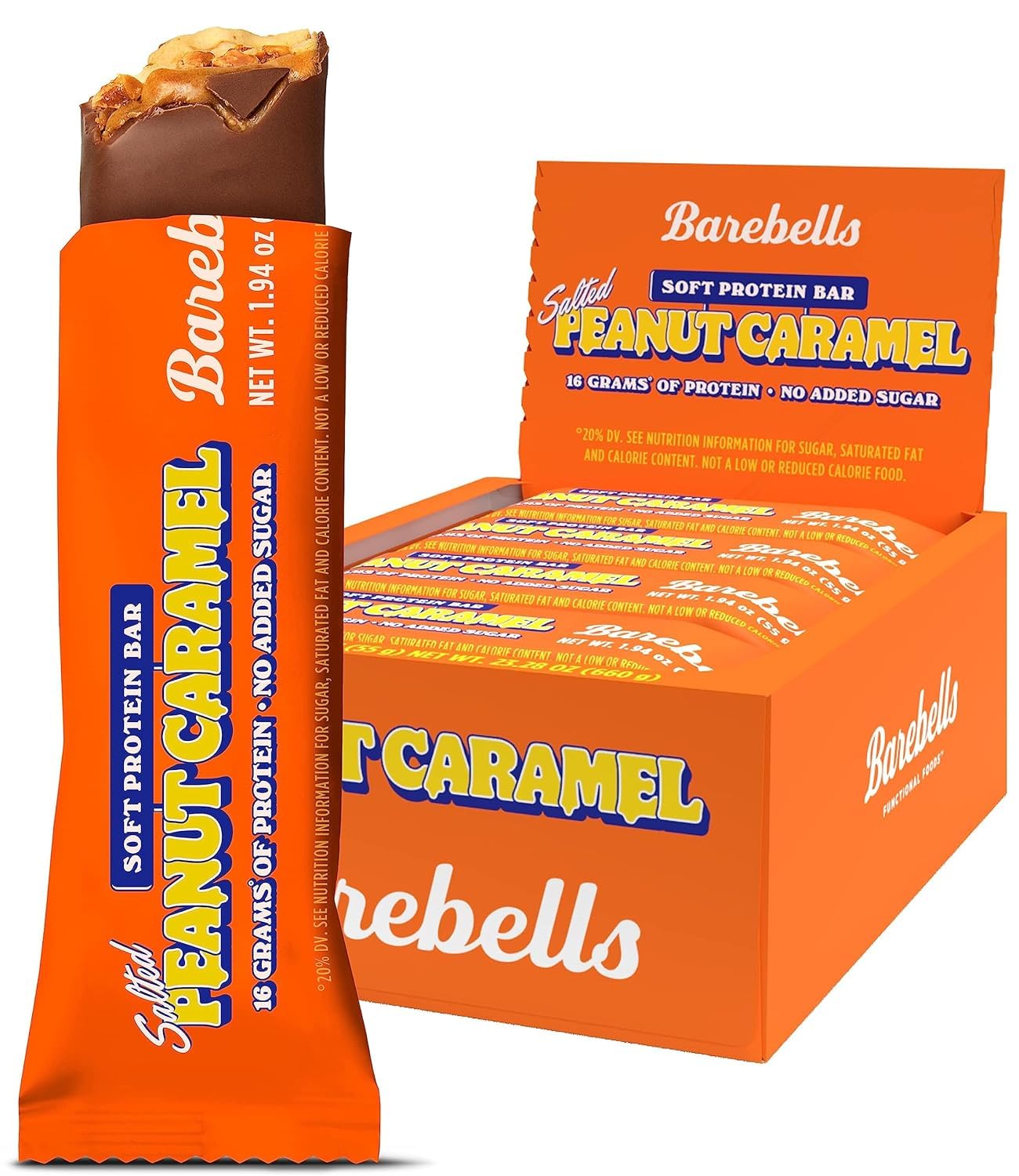 Barebells Protein Bars Variety Pack - 12 Count, 1.9oz Bars - Protein Snacks with 20g of High Protein - Chocolate Protein Bar with 1g of Total Sugars - Perfect on The Go Protein Snack & Breakfast Bars