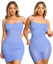 Popilush Summer Dresses for Women 2025 - Club Dress Cocktail Shapewear Mini Dress Spaghetti Straps Dinner Date Night Bodycon