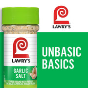 Lawry’s Garlic Salt, Coarse Ground with Parsley, No MSG Added, Kosher Certified, Flavorful Salt for Chicken, Pork & Steak, 11 oz