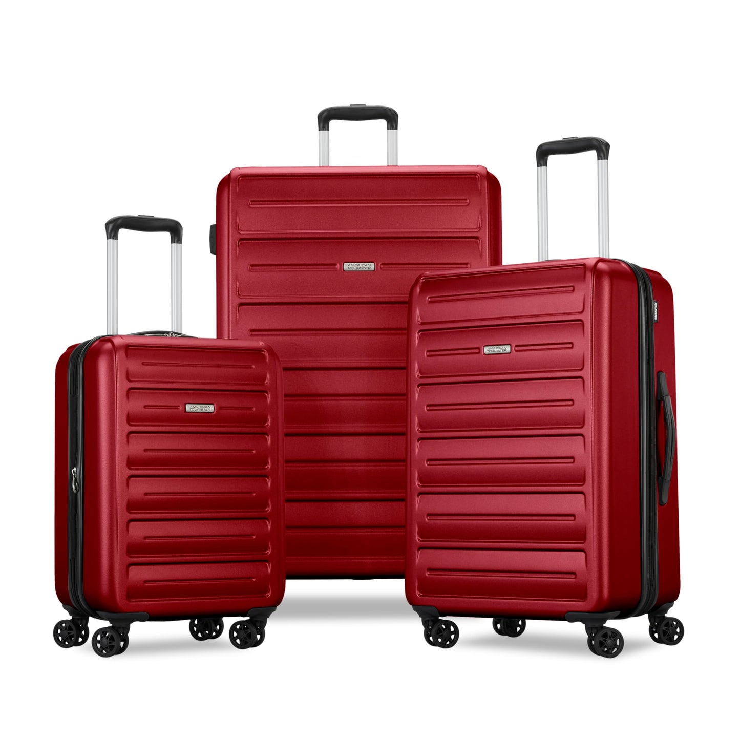 Westridge Hardshell Luggage Set - 3 Piece Set - 20" Carry-On, 24” & 28” Checked Luggage Set with 360° Spinner Wheels - Expandable Suitcases for Extended Travel - Durable ABS Shell - Black