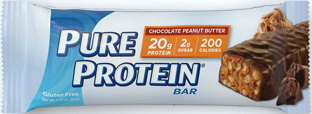 Pure Protein Galactic Brownie Bars - 12 Count Box | 20g High Protein, Gluten-Free, On-the-Go Snack | Ideal Pre & Post-Workout Fuel | Low Sugar, Great Taste!