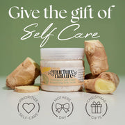 Nurture by Nature RELAX & UPLIFT Spa Kit – Birthday Gifts for Women – 6-in-1 Self-Care Kit, Spa Gift Baskets for Women, Bath Sets Gift - Bath Salts, Body Scrub, Bath Bomb, Candle, Hand Cream, Soap