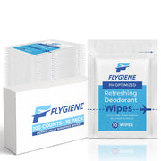 Underarm Wipes for Men & Women – Compact, TSA-Approved, & Convenient Travel Wipes for On-the-Go Freshness - Deodorant Wipes Individually Wrapped – 10 Packs