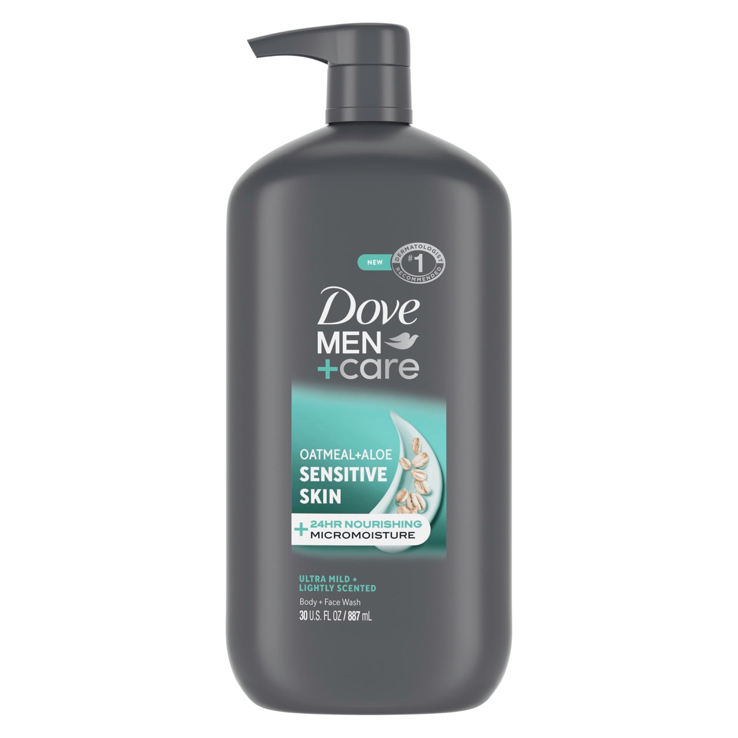 Dove Men+Care Body and Face Wash Hydrating Clean Comfort Men's Body Wash with 24-Hour Nourishing Micromoisture Technology 30 oz