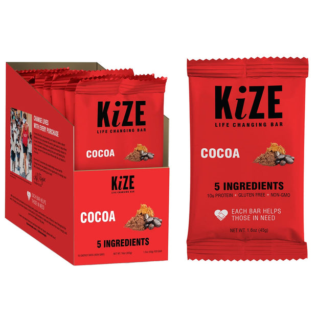 KiZE Energy Bars - Best Sellers Variety Pack - Gluten Free, Dairy Free Options, Non-GMO, and High Protein Meal Replacement Energy Bars, Clean and Simple Food Ingredients - 7-10g High Protein Snacks, (10 Count)