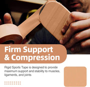 OK TAPE 4 Rolls Athletic Tape, Sports Tape for Injuries, Rigid, Easy Tear Medical Tape, Wrist Tape, No Sticky Residue | Secure Ankle, Finger, Knee- 1.5inch x 15yards (Purple)