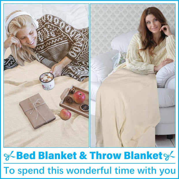 Oversized Turkish Beach Towel Blanket XXL Cotton Sandproof Towels Boho Woven Extra Large Big Sand Free Giant Throw Thick Blankets Huge Quilt XL Picnic Camping Necessities Cloud For Adult Gifts Beige