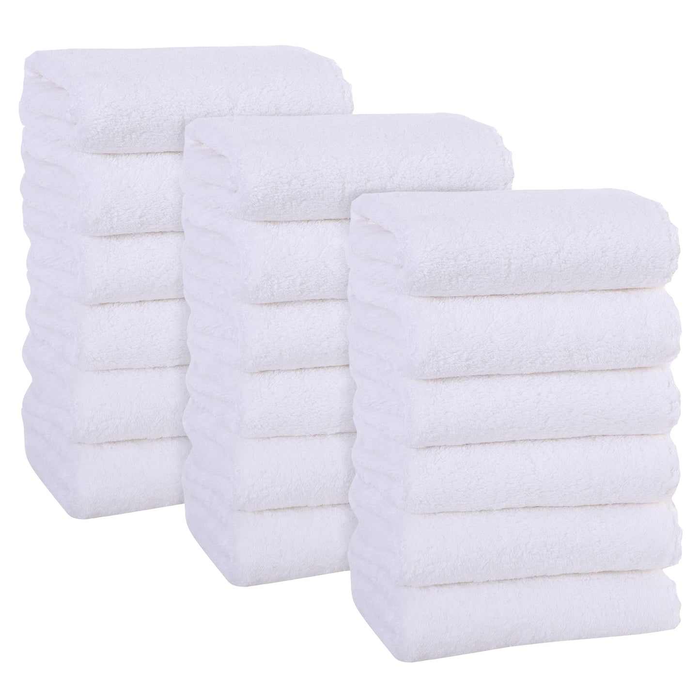 MOONQUEEN 6 Pack Premium Hand Towels - Quick Drying - Microfiber Coral Velvet Highly Absorbent Towels - Multipurpose Use as Hotel, Bathroom, Shower, Spa, Hand Towel 16 x 28 inches (Gray)