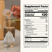 ProMix Nutrition One Ingredient Whey Protein Powder, 25g Protein per Serving, Sugar Free, Soy Free, Unflavored - 32 Servings