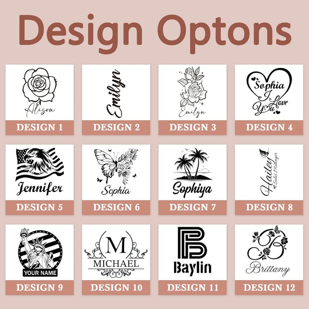 Personalized Tumbler Custom Coffee Tumbler Laser Engrave with Name 20 Oz Stainless Steel Travel Tumbler Cup Mug Personalized Gifts for Birthday Christmas Anniversary for Men Women Kids