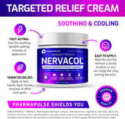 Pharmapulse Neuropathy Nerve Relief Cream – Maximum Strength for Feet, Hands, Legs, Toes, Lower Back - Alpha Lipoic Acid, Arnica, Vitamin B6, Aloe Vera, MSM - Effective Soothing