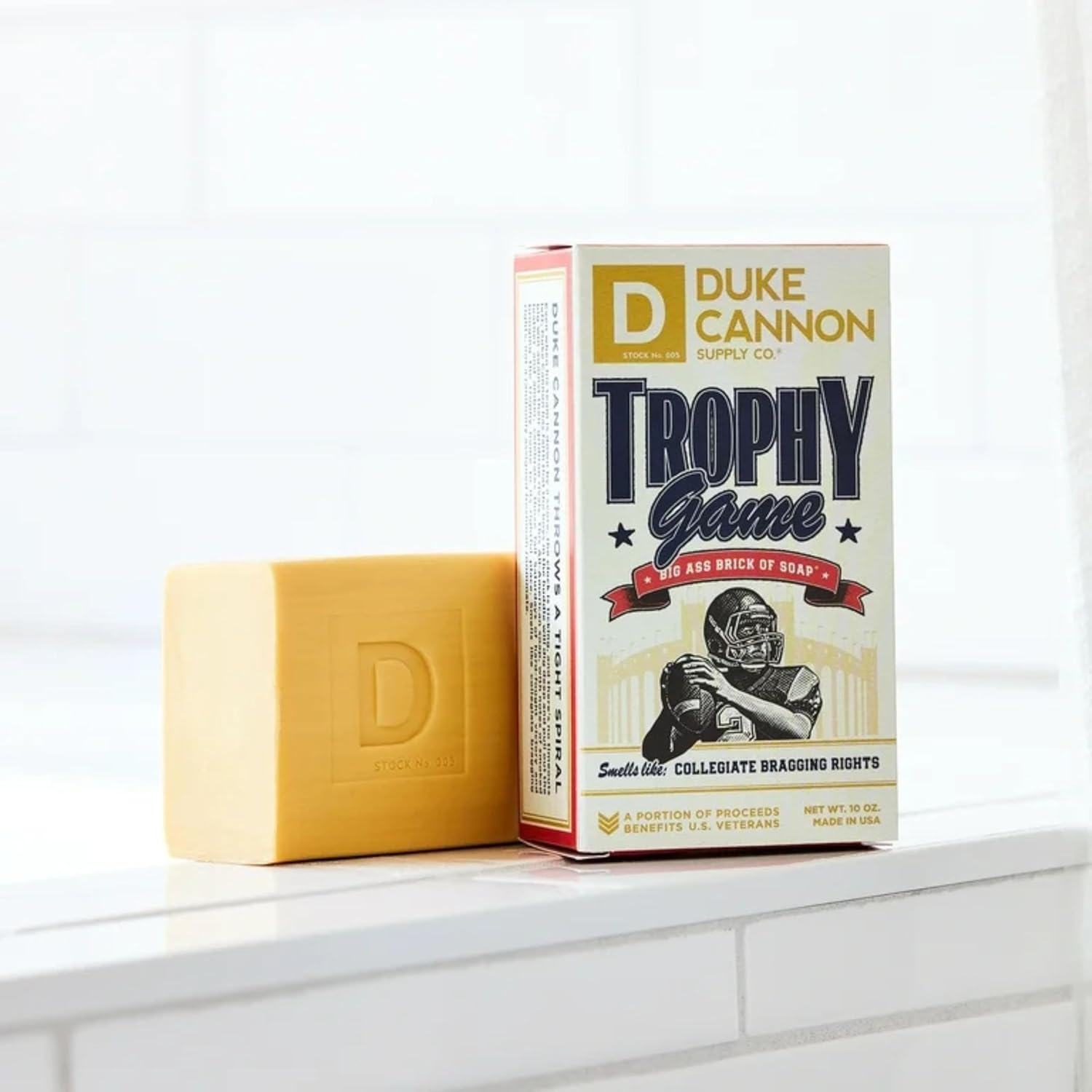 Duke Cannon Big Brick of Soap - Trophy Game 10 oz (3 Pack)