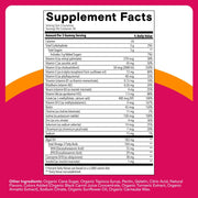 SmartyPants Women's Multivitamin Gummies - Improved Formula: Omega 3 (DHA/EPA), Methylfolate, CoQ10, Vitamin D3, C, Vitamin B12, B6, A, K & Zinc, Inositol, Gluten Free, 90 Count (30 Day Supply)