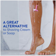 NIVEA Delicate Orchid and Amber Body Wash with Nourishing Serum, 20 Fl Oz Bottle