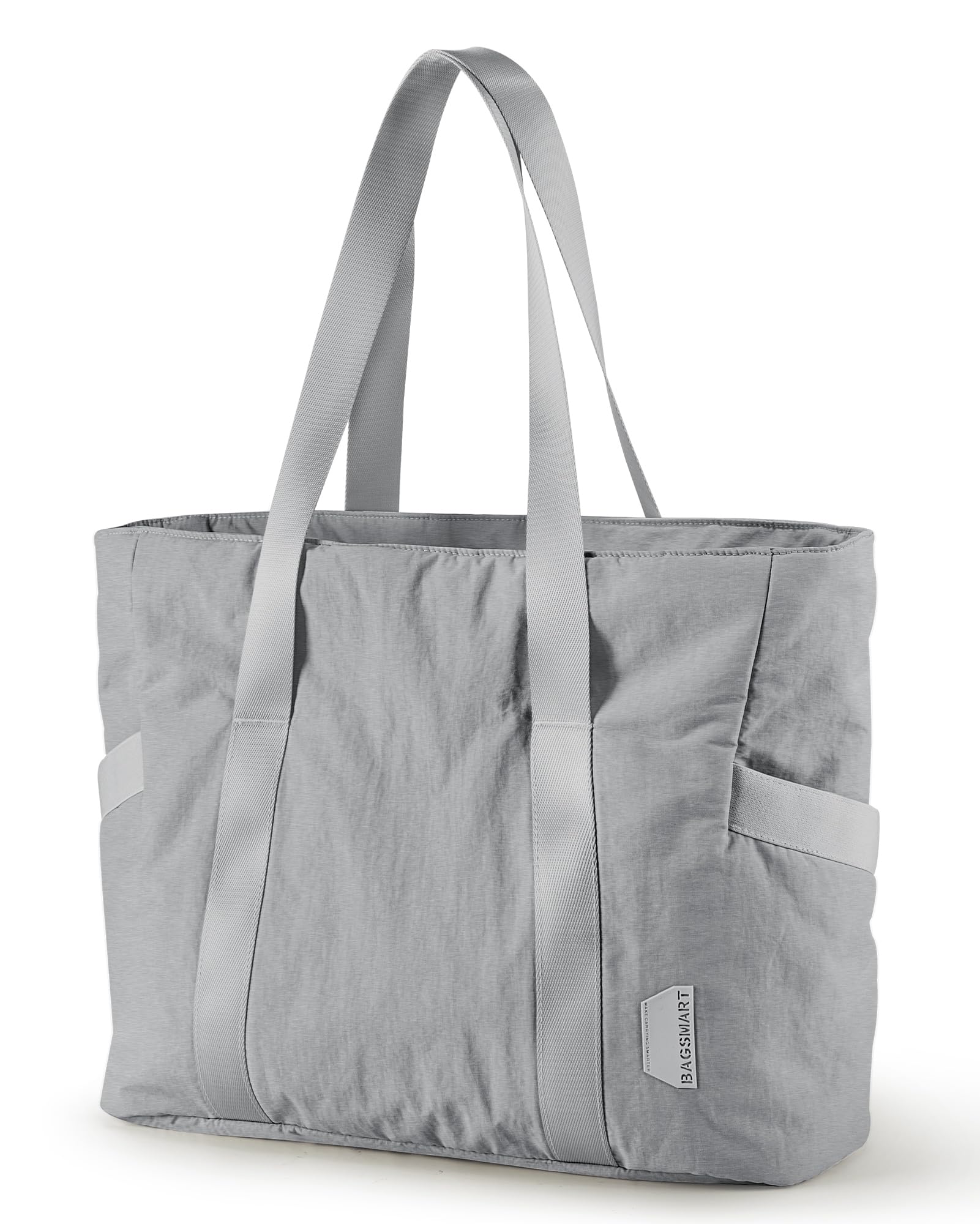 BAGSMART Tote Bag for Women with Zipper, Gym tote with Compartments, Work Tote Nurse Dance Yoga Bag for Travel