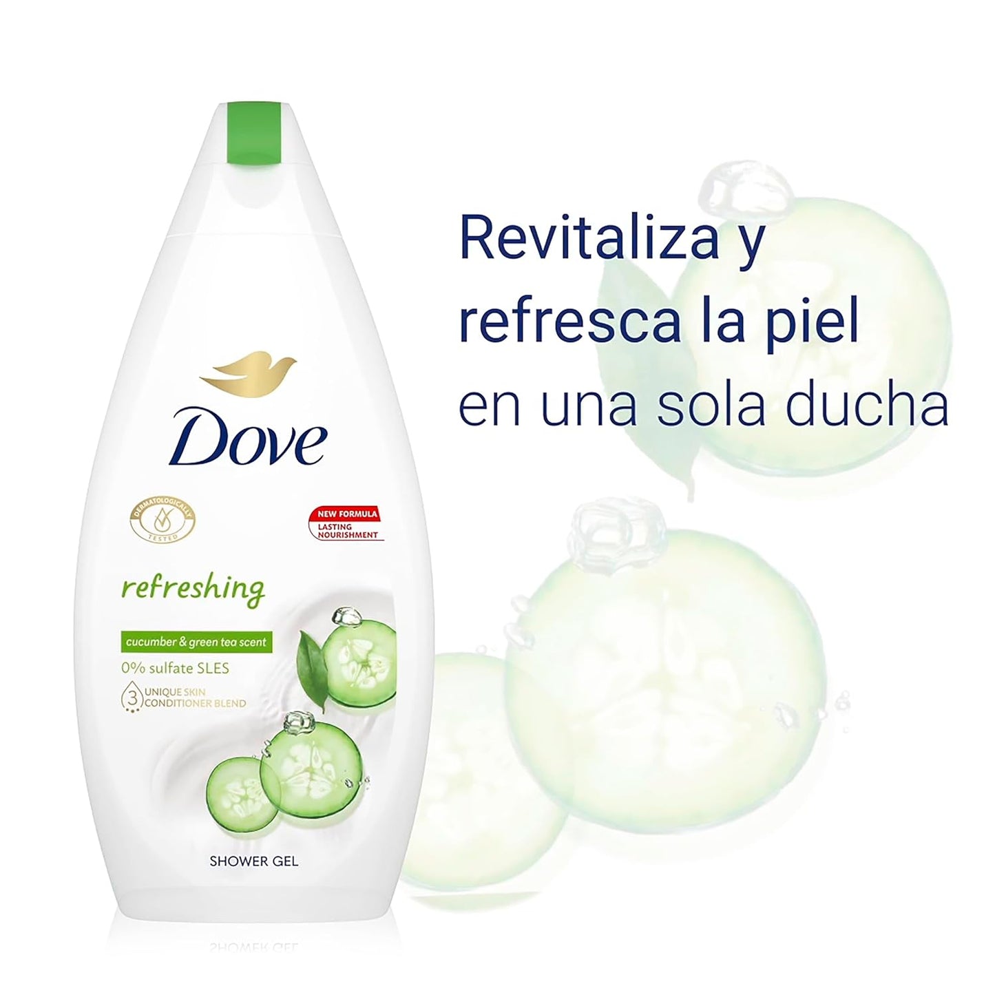 Dove Fresh Touch Shower Gel 16.9oz (500ml)