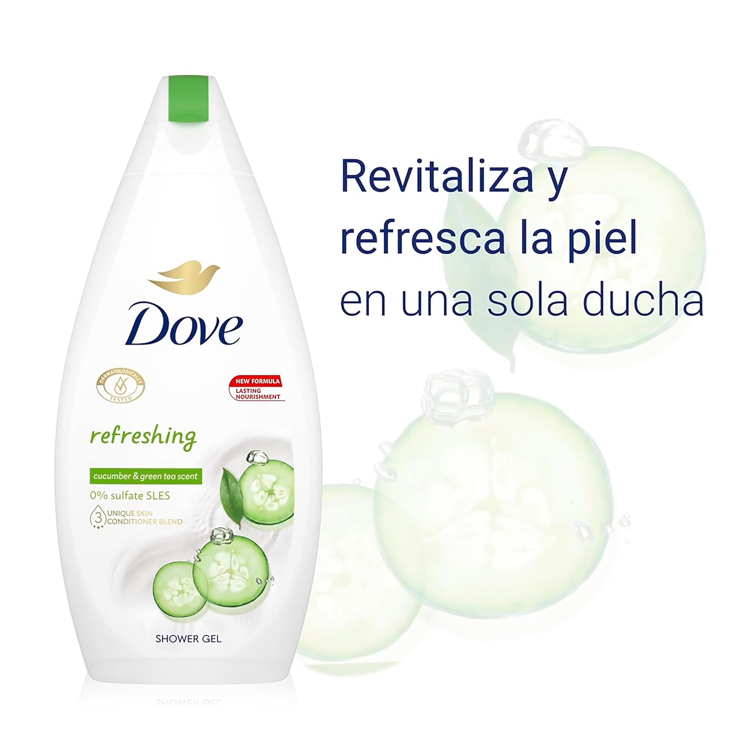 Dove Fresh Touch Shower Gel 16.9oz (500ml)