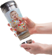 Thermo-Temp Photo Stainless Steel Travel Tumbler - Create Your Own