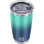 WETOWETO 20oz Tumbler, Stainless Steel Vacuum Insulated Coffee Travel Mug, Double Wall Powder Coated Insulated Coffee Mug Travel Mug with Lid Thermal Cup for Outdoor (Navy Blue, 1 Pack)