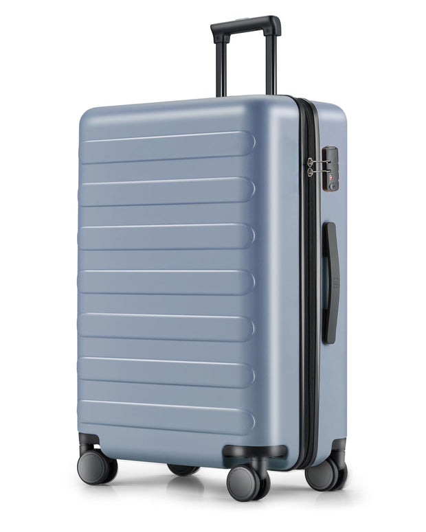 NINETYGO Carry On Luggage 22x14x9 Airline Approved, 20 Inch Luggage with Smooth Spinner Wheels, Lightweight, Hard Shell PC Suitcase Carry-On, Travel Luggage, TSA Approved (Pink, Rhine Basic)