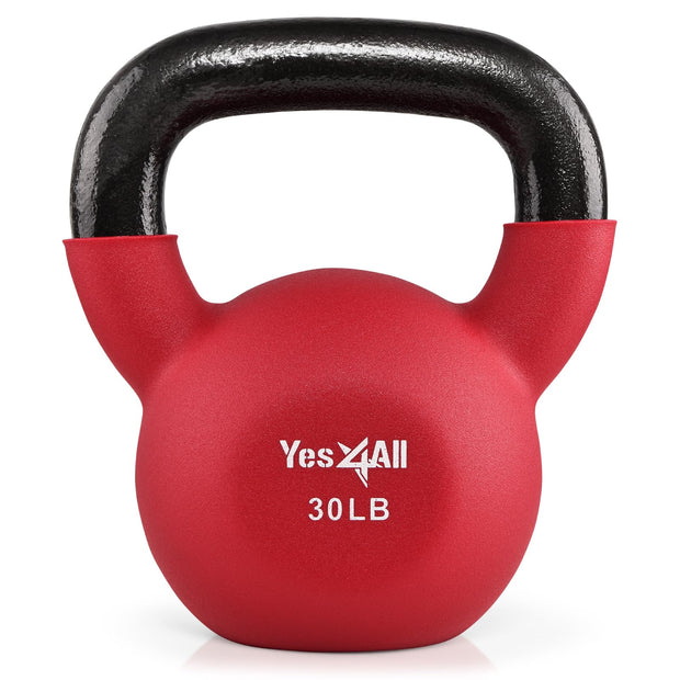 Yes4All Kettlebells 5lbs-65lbs & Kettlebell Sets Adjustable Weights, Kettlebell for Weight Training, Home Workout Equipment with Secure Grip for High Rep, Exercise Equipment