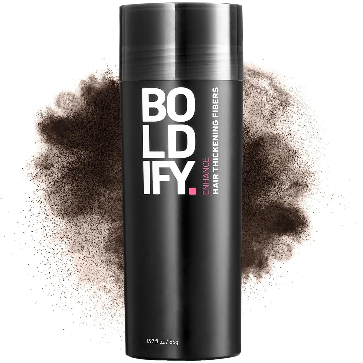 BOLDIFY Hair Fibers (12g) - Fill In Thinning and Fine Hair for an Instantly Fuller, Thicker Look - 14 Shades for Women & Men - Dark Brown