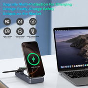 Magnetic Protable Charger Power Bank: 23800mAh Battery Wireless Charging Stand & LED Display, 22.5W Fast Charging, Compatible with iPhone 15/14/13 Series, Apple Watch, AirPods 3/2/Pro