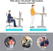 KLSMYHOKI Standing Desk Adjustable Height, Mobile Stand Up Desk with Wheels Small Computer Desk Rolling Desks, Portable Laptop Desk White Standing Table Home Office Desks 16"x31.5" Height 27"-43.5"