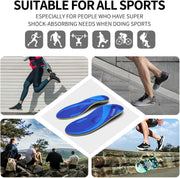 STSVZORR 220 lbs+ High Arch Support Insert Metatarsal Pad Pain Relief Men Women Plantar Fasciitis Insole Orthotic Flat Feet Heel Spur Comfort Standing All Day, Work Boots Shoe Insole