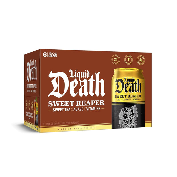 Liquid Death Sweet Reaper Tea 6pk, 12 FZ
