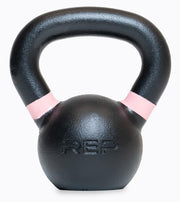 REP Fitness Single Kettlebells 5lb to 50lb Range, Cast Iron, Strength Training, Adjustable Weight, Power Workout Equipment, Home Gym, Free Weights, Dumbbell Alternative, Exercise, Men, Women
