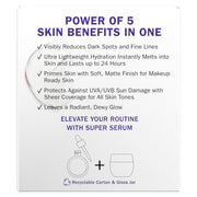 Olay Super Cream with Sunscreen SPF 30, Lightweight Face Moisturizer with Sun Protection, 5-in-1 Skin Care Benefits - Hydrating, Brightening, Firming - Niacinamide, Vitamin C, Collagen Peptide, 1.7 oz