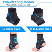 Nvorliy AquaFlex Pro Ankle Sleeve – FSA or HSA Eligible Compression Brace for Swimming, Water Sports, Diving, Surfing, Kayaking & Injury Recovery – for Men & Women