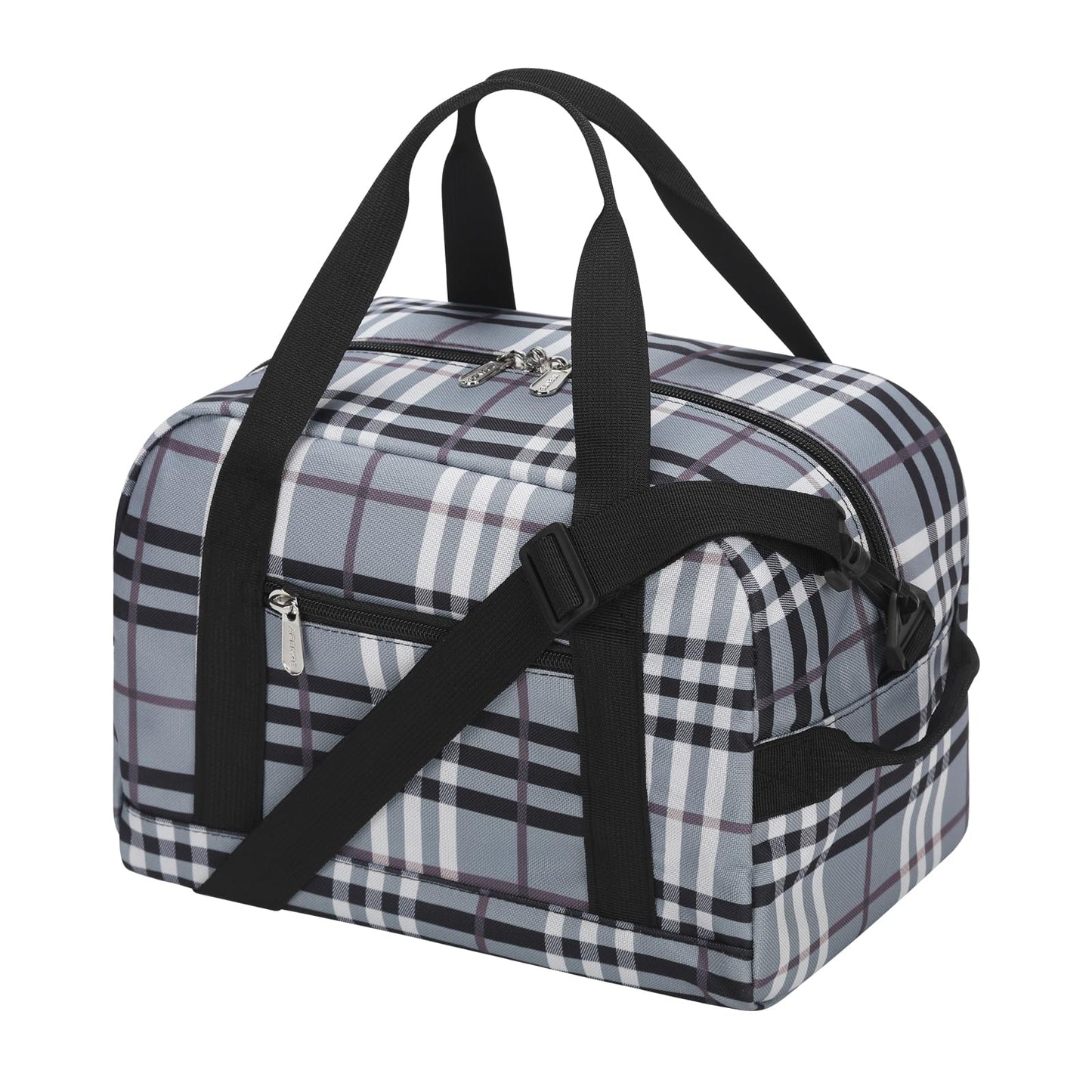Small Gym Bag Carry On Bag - 12 in Mini Duffle Bag Lightweight for Overnight Travel（Black）