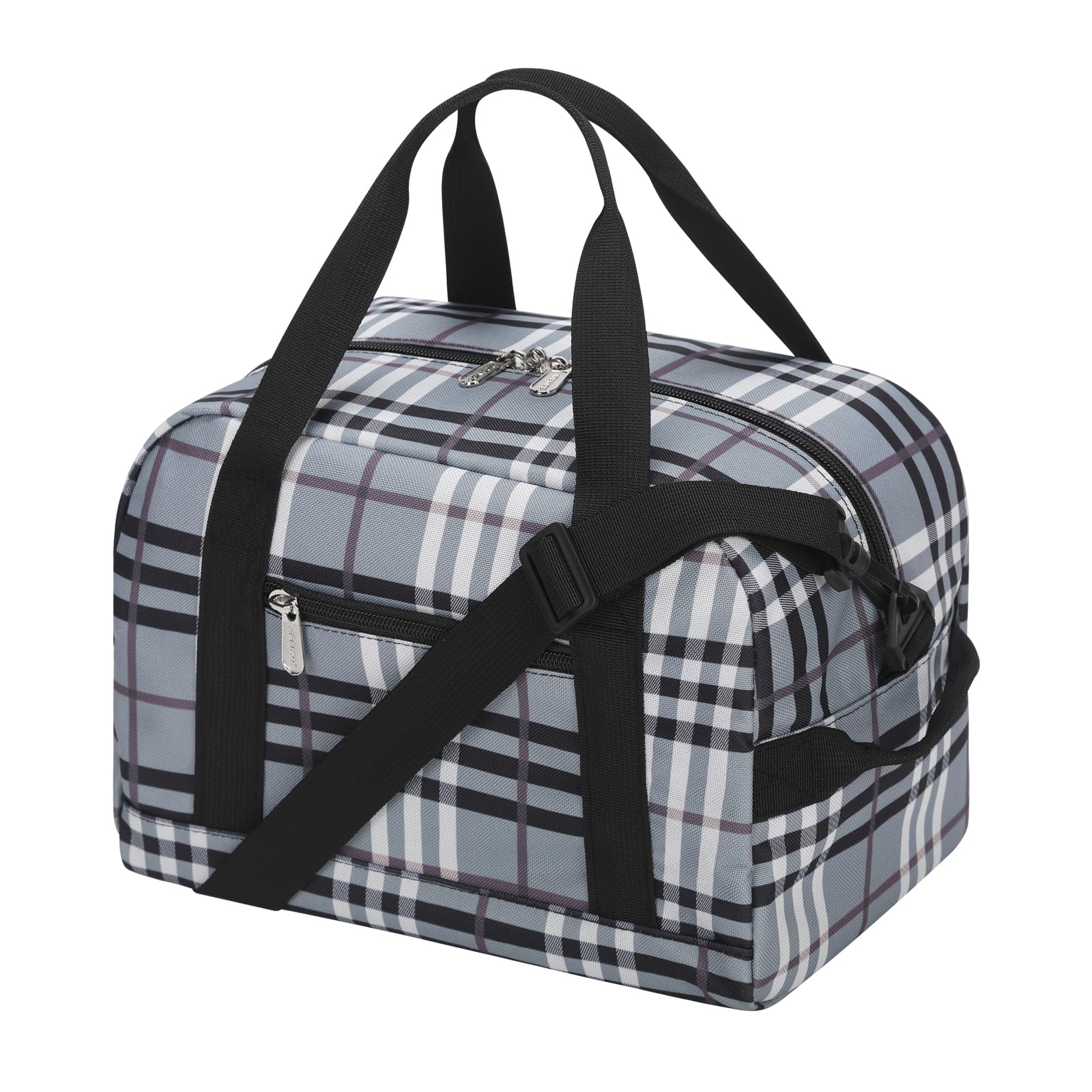 Small Gym Bag Carry On Bag - 12 in Mini Duffle Bag Lightweight for Overnight Travel（Black）