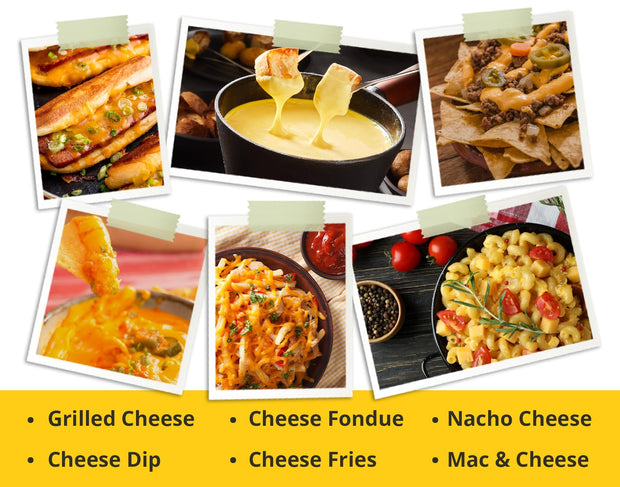 Vegan Magic Cheese Sauce (6oz powder makes 14oz), Cheddar Cheese Powder for Vegan, Plant-Based Cheese, Salty Crackers Dairy Free, Low Sodium