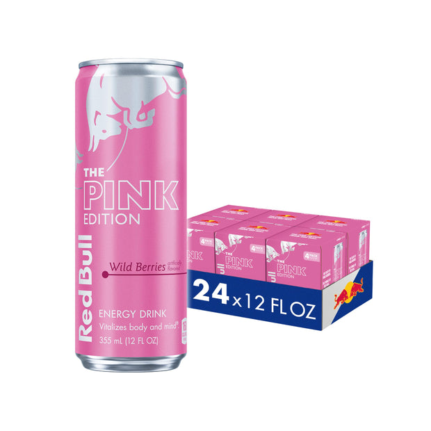Red Bull Coconut Edition Energy Drink, Coconut Berry, with 80mg Caffeine plus Taurine & B Vitamins, 8.4 Fl Oz, Pack of 24 Cans