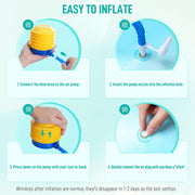 Sportneer Extra Thick Exercise Ball - 25.6''Yoga Ball with Quick Pump - Anti-Burst and Slip Resistant Fitness Ball Chair for Pregnancy and Physical Therapy