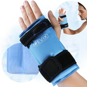 REVIX Wrist Ice Pack Wrap for Carpal Tunnel, Reusable Gel Ice Pack for Hand Relaxation, Cold Compress, Enhancing Comfort and Soothing Fatigue, 1Pack