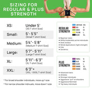 PRIMEKINETIX PostureMedic Dynamic Posture Brace for Neck and Back Support -For Enhanced Shoulder Alignment, Posture Improvement & Stretching- M(Blue)