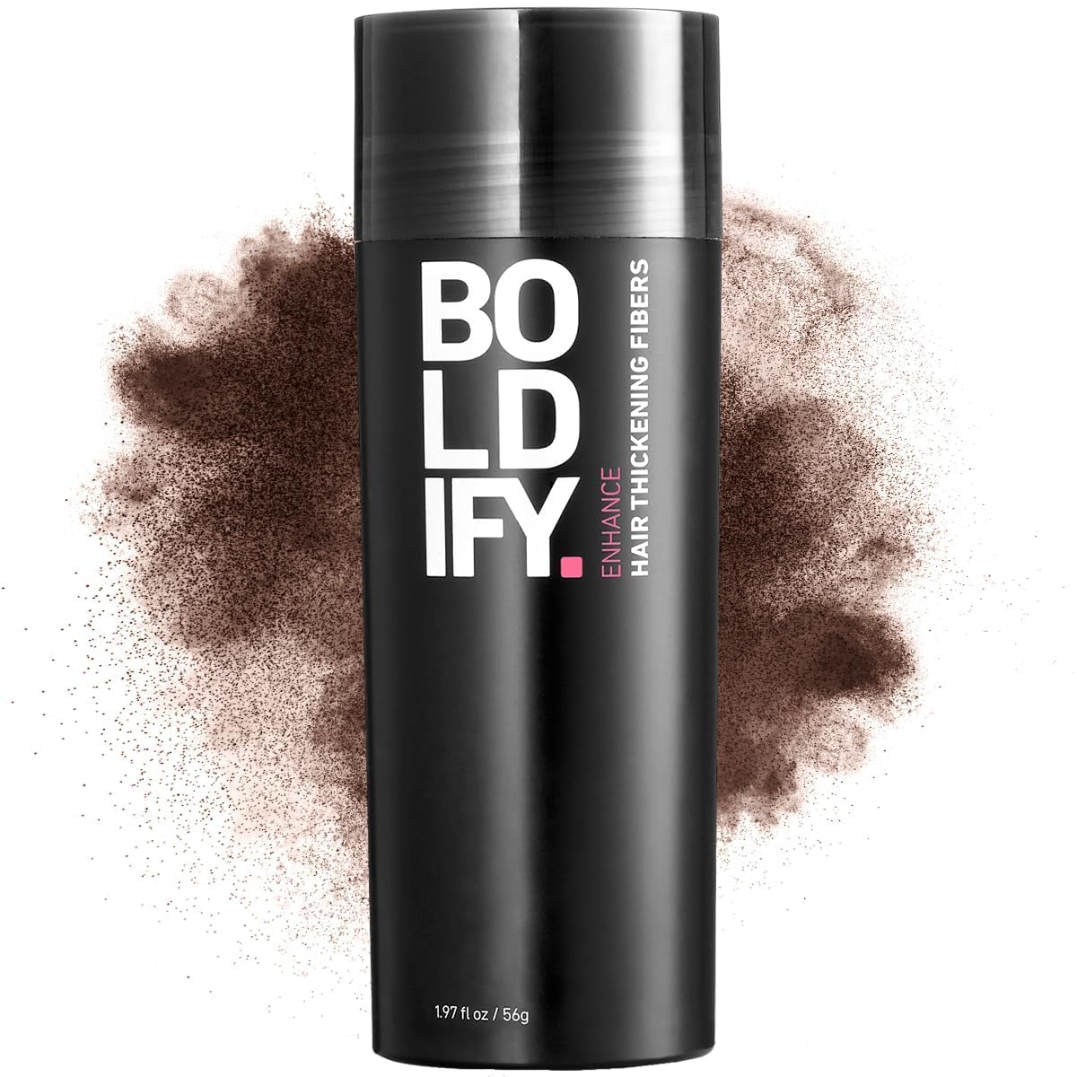 BOLDIFY Hair Fibers (12g) - Fill In Thinning and Fine Hair for an Instantly Fuller, Thicker Look - 14 Shades for Women & Men - Dark Brown