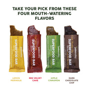 Paleovalley Superfood Bars – Apple Cinnamon– 10 Pack – 9g Protein per Bar – Gluten-Free, Grain-Free, Paleo, Non-GMO – On-the-Go Snack