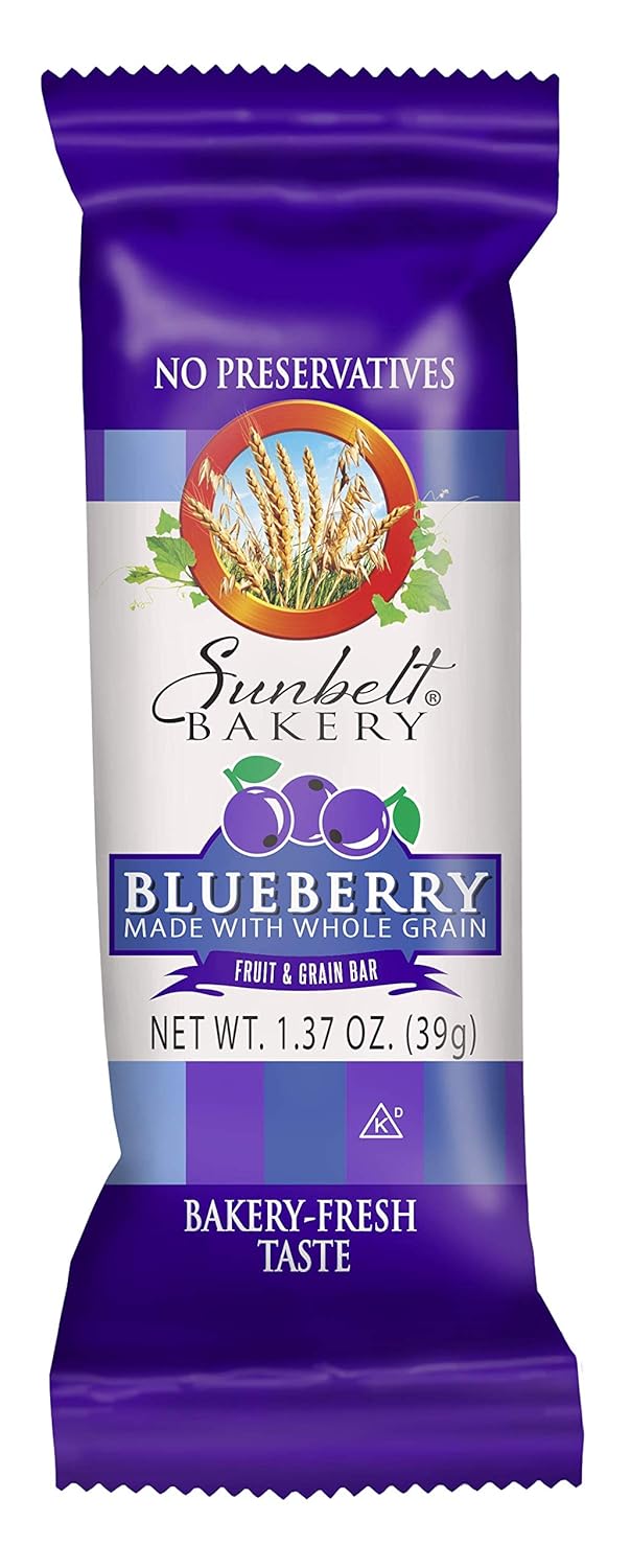 Sunbelt Bakery Blueberry Fruit & Grain Bars, 24 Count