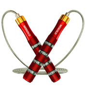 MOGOLD Pro Speed Jump Rope with Ball Bearings – Adjustable Steel Cable, Tangle-Free Design & Silicone Grips for Adults, Kids – Home Gym, Boxing, HIIT & Fitness Training