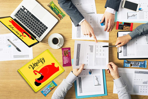 Veratify - Healthy Mixed Snack Box & Snacks Gift Variety Basket - Perfect for Men, Women, Adults, Office, School, College, Work - Variety Assortment Gift Basket - (Gift Care Package 66 Count)