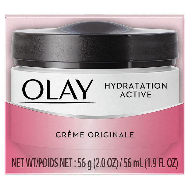 Olay Active Hydrating Cream Face Moisturizer, 1.9 fl oz