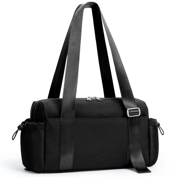 WLLWOO Small Gym Bag for Women with Wet Pocket, Mini Travel Duffle Tote Bag, Lightweight Workout Sports Bag for Dance Yoga Weekends