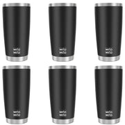 WETOWETO 20oz Tumbler, Stainless Steel Vacuum Insulated Coffee Travel Mug, Double Wall Powder Coated Insulated Coffee Mug Travel Mug with Lid Thermal Cup for Outdoor (Navy Blue, 1 Pack)
