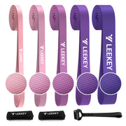 LEEKEY Resistance Bands Set for Pull-Up Assistance & Full-Body Training, Multi-Level Exercise Bands with Bag for Home Workouts, Physical Therapy, Strength Training (Men/Women)