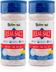 Redmond Real Sea Salt - Natural Unrefined Gluten Free Fine, 10 Ounce Shaker (1 Pack)